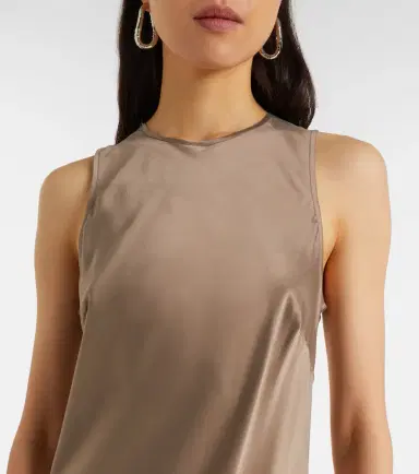 Asceno Valencia silk charmeuse maxi dress | Thumbnail 4 Asceno Valencia silk charmeuse maxi dress | Thumbnail 4