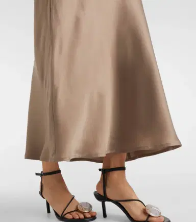 Asceno Valencia silk charmeuse maxi dress | Thumbnail 6 Asceno Valencia silk charmeuse maxi dress | Thumbnail 6