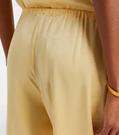 Asceno Loreto silk charmeuse wide-leg pants | Thumbnail 6 Asceno Loreto silk charmeuse wide-leg pants | Thumbnail 6