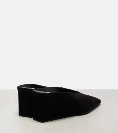 Alaïa Alaïa Cube 75 suede wedge mules | Thumbnail 3 Alaïa Alaïa Cube 75 suede wedge mules | Thumbnail 3