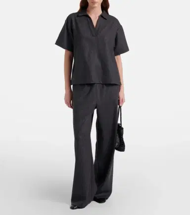 ASCENO Austin wool and cashmere wide-leg pants | Thumbnail 3 ASCENO Austin wool and cashmere wide-leg pants | Thumbnail 3
