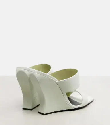 Alaïa Alaïa Wave 110 suede wedge mules | Thumbnail 4 Alaïa Alaïa Wave 110 suede wedge mules | Thumbnail 4