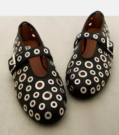 Alaïa Alaïa Studded leather ballet flats | Thumbnail 4 Alaïa Alaïa Studded leather ballet flats | Thumbnail 4
