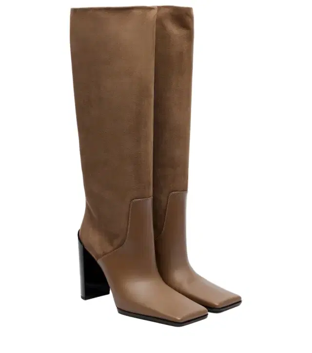 Alaïa Leather knee-high boots Alaïa Leather knee-high boots