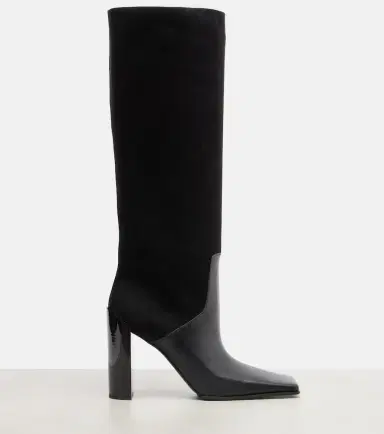Alaïa Alaïa 90 leather and suede knee-high boots | Thumbnail 3 Alaïa Alaïa 90 leather and suede knee-high boots | Thumbnail 3