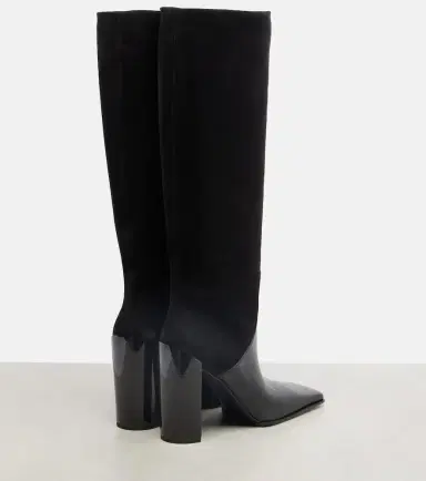Alaïa Alaïa 90 leather and suede knee-high boots | Thumbnail 4 Alaïa Alaïa 90 leather and suede knee-high boots | Thumbnail 4