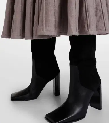 Alaïa Alaïa 90 leather and suede knee-high boots | Thumbnail 6 Alaïa Alaïa 90 leather and suede knee-high boots | Thumbnail 6