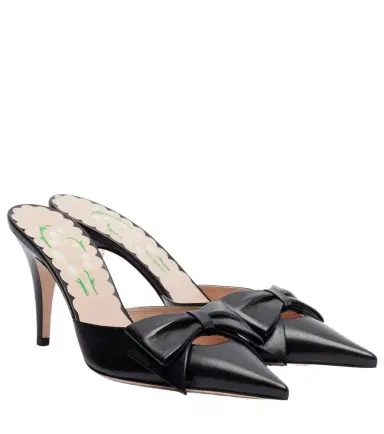Valentino Garavani Leather mules | Thumbnail 1 Valentino Garavani Leather mules | Thumbnail 1