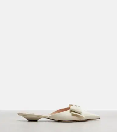Valentino Garavani Bow-detail leather mules | Thumbnail 3 Valentino Garavani Bow-detail leather mules | Thumbnail 3