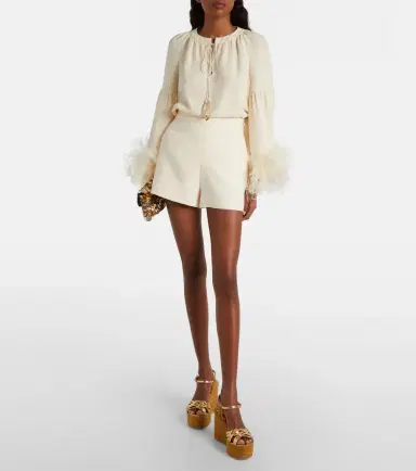 Valentino Garavani VLogo leather espadrille wedges | Thumbnail 6 Valentino Garavani VLogo leather espadrille wedges | Thumbnail 6