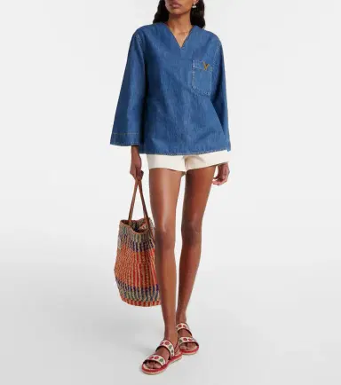 Valentino Garavani Leather-trimmed espadrille sandals | Thumbnail 5 Valentino Garavani Leather-trimmed espadrille sandals | Thumbnail 5