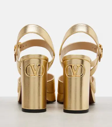 Valentino Garavani VLogo leather sandals | Thumbnail 3 Valentino Garavani VLogo leather sandals | Thumbnail 3
