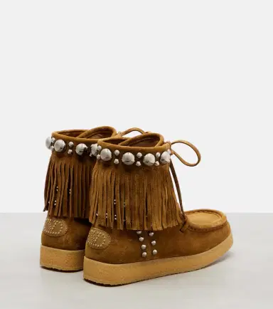 Valentino Garavani Nellcôte studded suede ankle boots | Thumbnail 2 Valentino Garavani Nellcôte studded suede ankle boots | Thumbnail 2