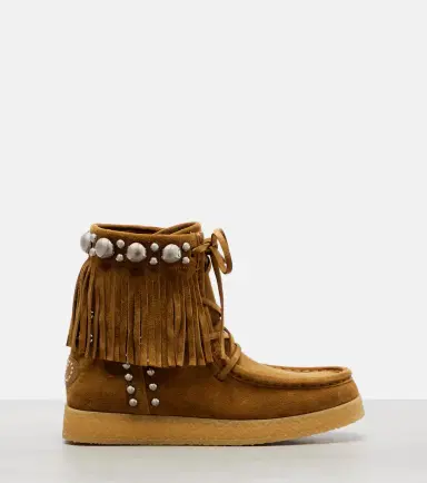 Valentino Garavani Nellcôte studded suede ankle boots | Thumbnail 3 Valentino Garavani Nellcôte studded suede ankle boots | Thumbnail 3