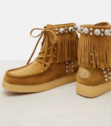 Valentino Garavani Nellcôte studded suede ankle boots | Thumbnail 4 Valentino Garavani Nellcôte studded suede ankle boots | Thumbnail 4