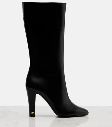 Valentino Garavani Hotty 100 leather knee-high boots | Thumbnail 2 Valentino Garavani Hotty 100 leather knee-high boots | Thumbnail 2