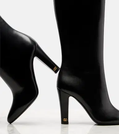 Valentino Garavani Hotty 100 leather knee-high boots | Thumbnail 4 Valentino Garavani Hotty 100 leather knee-high boots | Thumbnail 4