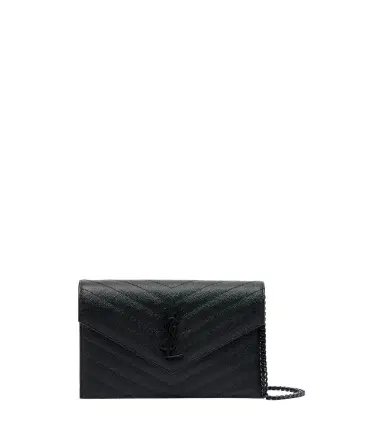Saint Laurent Cassandre Envelope Small leather wallet on chain | Thumbnail 1 Saint Laurent Cassandre Envelope Small leather wallet on chain | Thumbnail 1