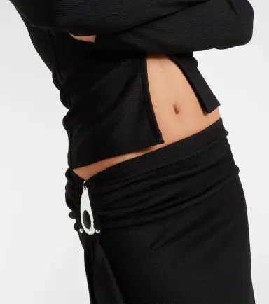 Christopher Esber Asymmetric draped jersey maxi skirt | Thumbnail 4 Christopher Esber Asymmetric draped jersey maxi skirt | Thumbnail 4