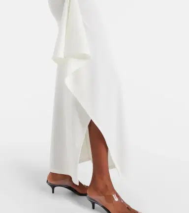 Christopher Esber Ribbed-knit draped maxi skirt | Thumbnail 3 Christopher Esber Ribbed-knit draped maxi skirt | Thumbnail 3