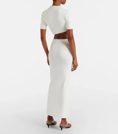 Christopher Esber Maparadita jersey midi skirt | Thumbnail 4 Christopher Esber Maparadita jersey midi skirt | Thumbnail 4