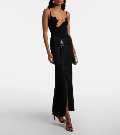 Christopher Esber Odessa cutout embellished ribbed-knit bodysuit | Thumbnail 2 Christopher Esber Odessa cutout embellished ribbed-knit bodysuit | Thumbnail 2
