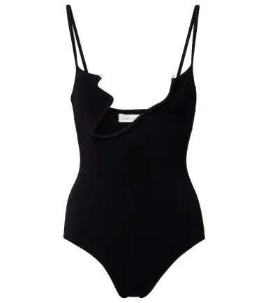 Christopher Esber Odessa cutout embellished ribbed-knit bodysuit | Thumbnail 1 Christopher Esber Odessa cutout embellished ribbed-knit bodysuit | Thumbnail 1