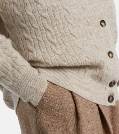 Loro Piana Walnut wool, cashmere, and silk cardigan | Thumbnail 2 Loro Piana Walnut wool, cashmere, and silk cardigan | Thumbnail 2