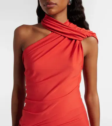 Christopher Esber Cutout draped one-shoulder gown | Thumbnail 4 Christopher Esber Cutout draped one-shoulder gown | Thumbnail 4