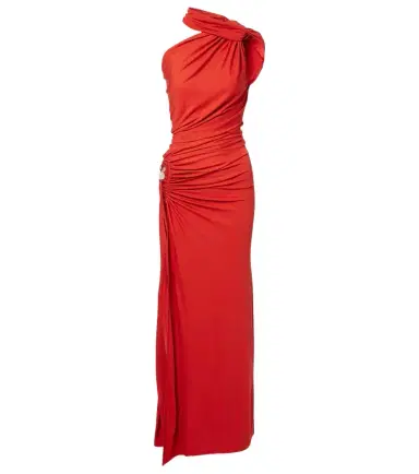 Christopher Esber Cutout draped one-shoulder gown | Thumbnail 1 Christopher Esber Cutout draped one-shoulder gown | Thumbnail 1