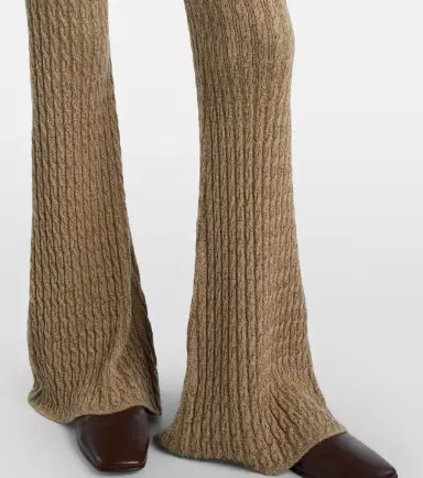 Loro Piana Bihar cashmere-blend flared pants | Thumbnail 4 Loro Piana Bihar cashmere-blend flared pants | Thumbnail 4