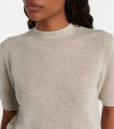 Loro Piana Walnut cashmere, wool, and silk top | Thumbnail 3 Loro Piana Walnut cashmere, wool, and silk top | Thumbnail 3