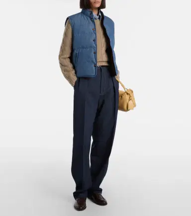 Loro Piana Kris cotton chambray puffer jacket | Thumbnail 4 Loro Piana Kris cotton chambray puffer jacket | Thumbnail 4