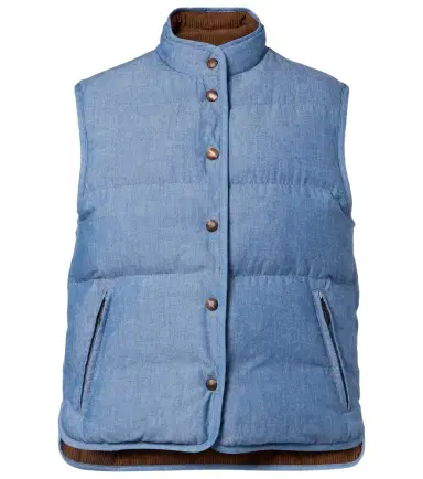 Loro Piana Kris cotton chambray puffer jacket | Thumbnail 1 Loro Piana Kris cotton chambray puffer jacket | Thumbnail 1