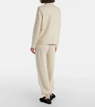 Loro Piana Juniper ribbed-knit cashmere sweatpants | Thumbnail 4 Loro Piana Juniper ribbed-knit cashmere sweatpants | Thumbnail 4