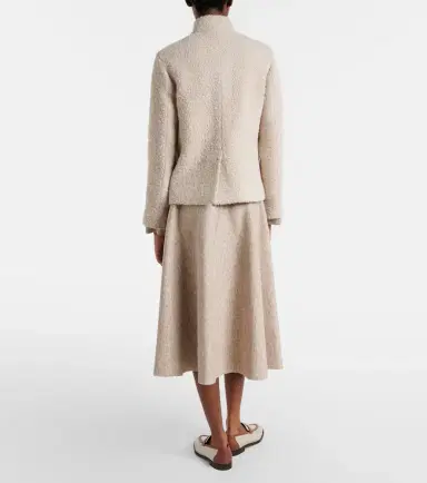 Loro Piana Cashmere, wool, and linen midi skirt | Thumbnail 2 Loro Piana Cashmere, wool, and linen midi skirt | Thumbnail 2