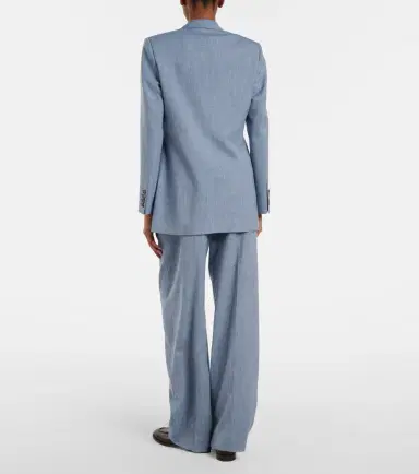 Loro Piana Hector wool, silk, and linen wide-leg pants | Thumbnail 3 Loro Piana Hector wool, silk, and linen wide-leg pants | Thumbnail 3
