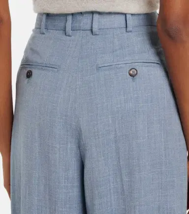 Loro Piana Hector wool, silk, and linen wide-leg pants | Thumbnail 4 Loro Piana Hector wool, silk, and linen wide-leg pants | Thumbnail 4