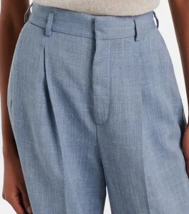 Loro Piana Hector wool, silk, and linen wide-leg pants | Thumbnail 5 Loro Piana Hector wool, silk, and linen wide-leg pants | Thumbnail 5