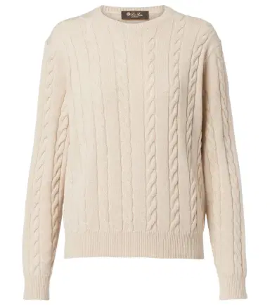 Loro Piana Cedar cable-knit cashmere sweater | Thumbnail 1 Loro Piana Cedar cable-knit cashmere sweater | Thumbnail 1