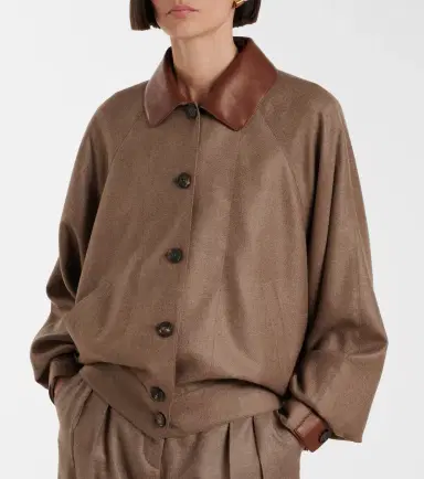 Loro Piana Kiefer cashmere and silk bomber jacket | Thumbnail 3 Loro Piana Kiefer cashmere and silk bomber jacket | Thumbnail 3