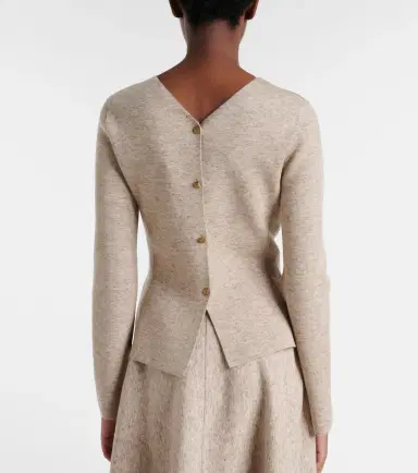Loro Piana Willow cashmere, wool, and linen cardigan | Thumbnail 4 Loro Piana Willow cashmere, wool, and linen cardigan | Thumbnail 4