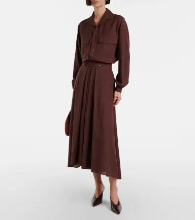 Loro Piana Ida wool, silk, and linen shirt | Thumbnail 3 Loro Piana Ida wool, silk, and linen shirt | Thumbnail 3