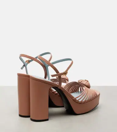 Valentino Garavani Caur Royal 115 leather platform sandals | Thumbnail 2 Valentino Garavani Caur Royal 115 leather platform sandals | Thumbnail 2
