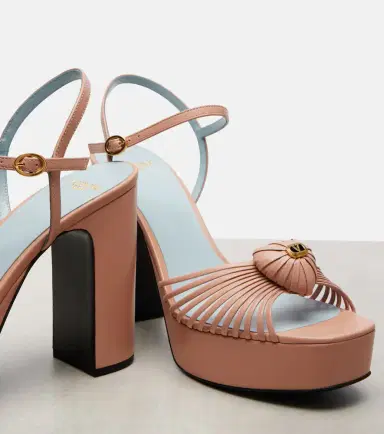 Valentino Garavani Caur Royal 115 leather platform sandals | Thumbnail 3 Valentino Garavani Caur Royal 115 leather platform sandals | Thumbnail 3