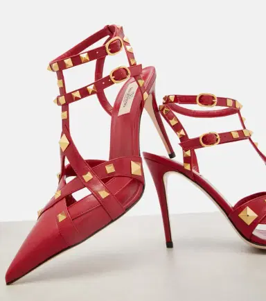 Valentino Garavani Studdy 100 leather pumps | Thumbnail 3 Valentino Garavani Studdy 100 leather pumps | Thumbnail 3