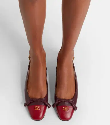 Valentino Garavani Valet Du Roi leather slingback ballet flats | Thumbnail 5 Valentino Garavani Valet Du Roi leather slingback ballet flats | Thumbnail 5
