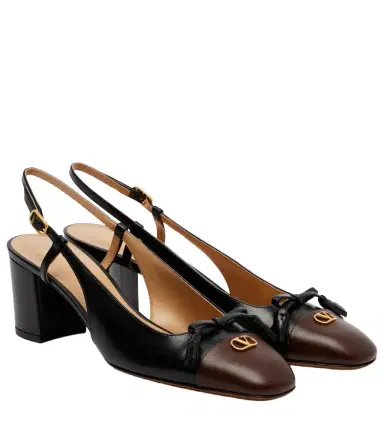 Valentino Garavani Valet Du Roi 60 leather slingback pumps | Thumbnail 1 Valentino Garavani Valet Du Roi 60 leather slingback pumps | Thumbnail 1
