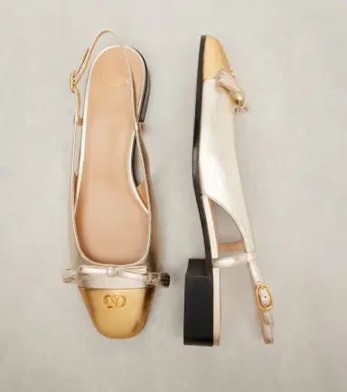 Valentino Garavani Valet Du Roi leather slingback flats | Thumbnail 3 Valentino Garavani Valet Du Roi leather slingback flats | Thumbnail 3