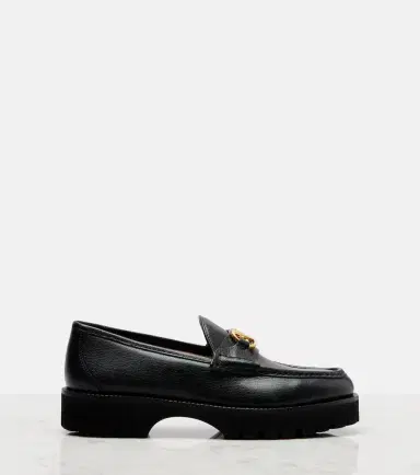 Valentino Garavani VLogo leather platform loafers | Thumbnail 3 Valentino Garavani VLogo leather platform loafers | Thumbnail 3